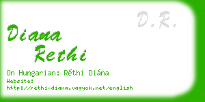 diana rethi business card